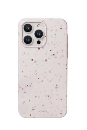 Чехол Uniq для iPhone 14 Pro Max COEHL Terrazzo Sandstone