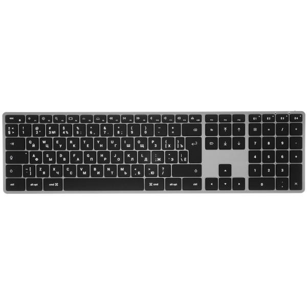 Беспроводная клавиатура Satechi Slim X3 Bluetooth Keyboard с русской раскладкой Space Gray
