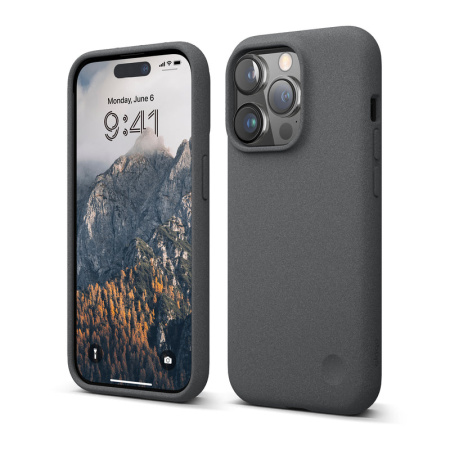 Чехол Elago для iPhone 14 Pro Max Pebble Case Dark Grey