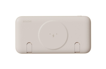 Внешний аккумулятор SOLOVE 10000mAh MagSafe 20W QC 3.0 PD W10 Beige