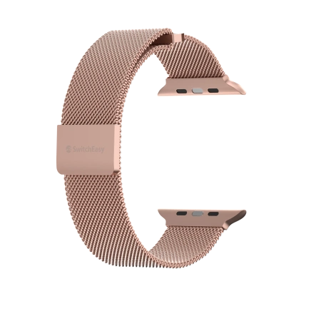 Ремешок Switcheasy Mesh Stainless Steel Apple Watch Loop для Apple Watch 42/44/45/49mm Rose Gold