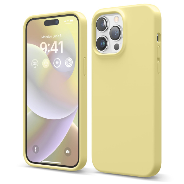 Чехол Elago для iPhone 14 Pro Premium Silicone Case Yellow