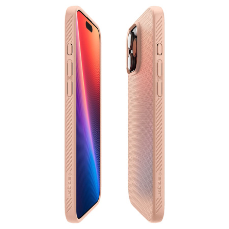 Защитный чехол Spigen Liquid Air для iPhone 16 Pro Max Rose Titanium