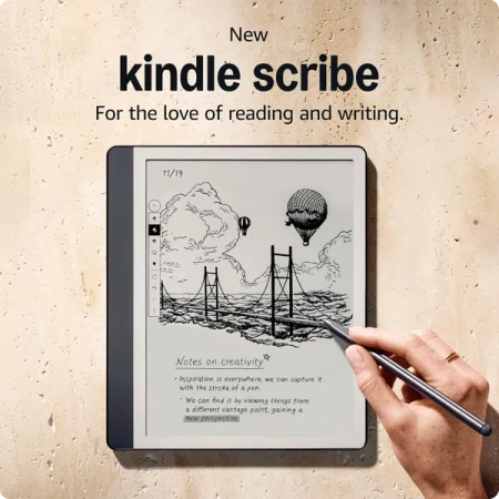 Электронная книга Amazon Kindle Scribe (2024) 64Gb with Premium Pen Tungsten