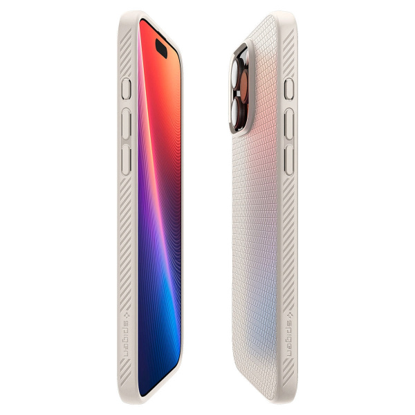 Защитный чехол Spigen Liquid Air для iPhone 16 Pro Max Natural Titanium