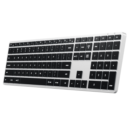 Клавиатура Satechi Slim X3 Bluetooth Backlit Keyboard с русской раскладкой Silver