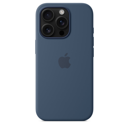 Чехол Apple iPhone 16 Pro Silicone Case with MagSafe Denim