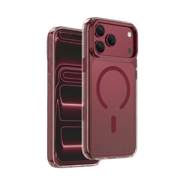 Защитный чехол для iPhone 18 Pro Max/17 Pro Max Keephone Magicam Magsafe Case with Cam Window Burgundy