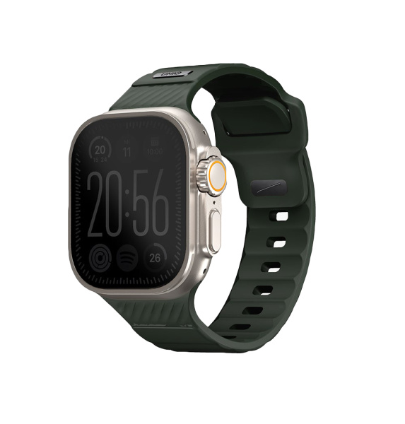 Ремешок Uniq для Apple Watch (42-49 mm) STRIDE FKM Rubber Green