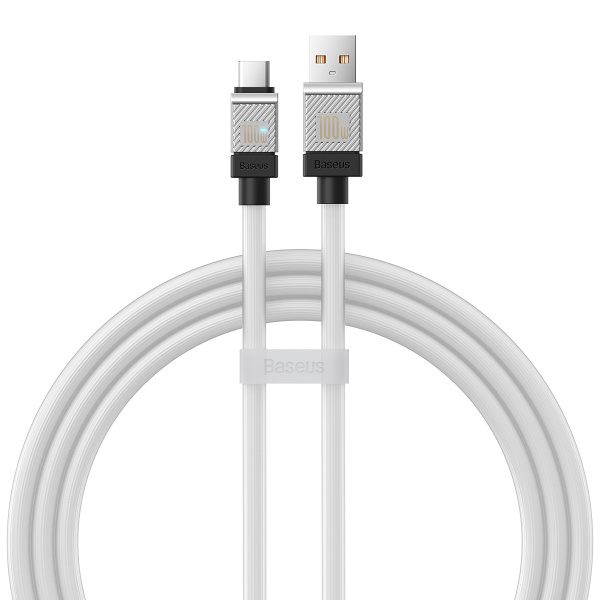 Кабель Baseus CoolPlay Series Fast Charging Cable USB - Type-C 100W 1m White