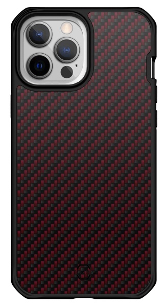 Чехол-накладка ITSkins Hybrid Carbon для iPhone 13 Pro Red