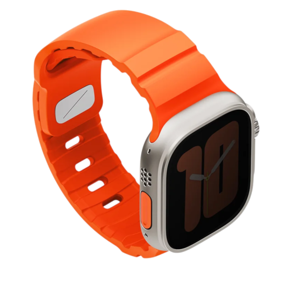 Ремешок Uniq для Apple Watch 44/45/46/49mm Alton Waterproof Silicone Flame Orange