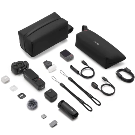 Экшн-камера DJI Osmo Pocket 4P Vlog Combo Black