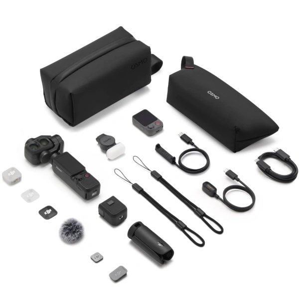 Экшн-камера DJI Osmo Pocket 4P Vlog Combo Black
