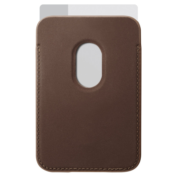 Чехол-бумажник Spigen Valentinus MagSafe Card Holder Brown