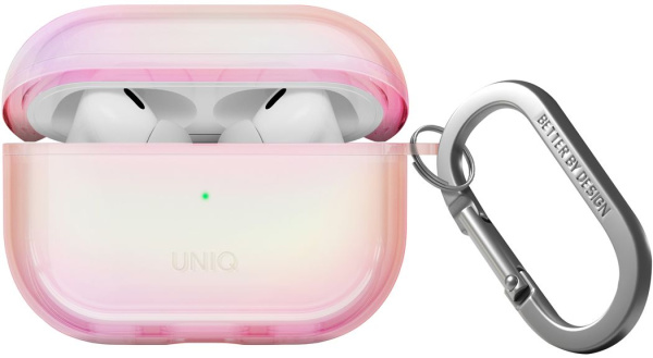 Чехол Uniq Iridescia (Holographic) для Airpods Pro 2 Pink Prism