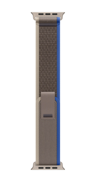 Часы Apple Watch Ultra 49mm Titanium Case with Blue/Gray Trail Loop Band - S/M (GPS + Cellular)