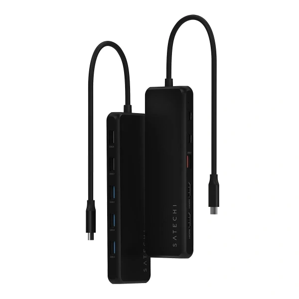 Адаптер Satechi Triple Display Multiport USB-C 13-in-1 2хHDMI 4хUSB-А 1хEthernet Port 2хUSB-C PD Audio 3.5 mm Black