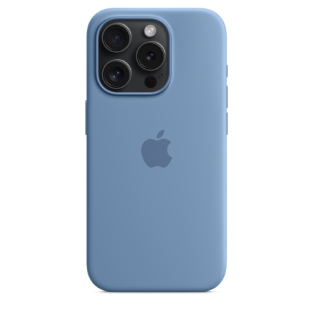 Чехол Apple iPhone 15 Pro Silicone Case with MagSafe Winter Blue