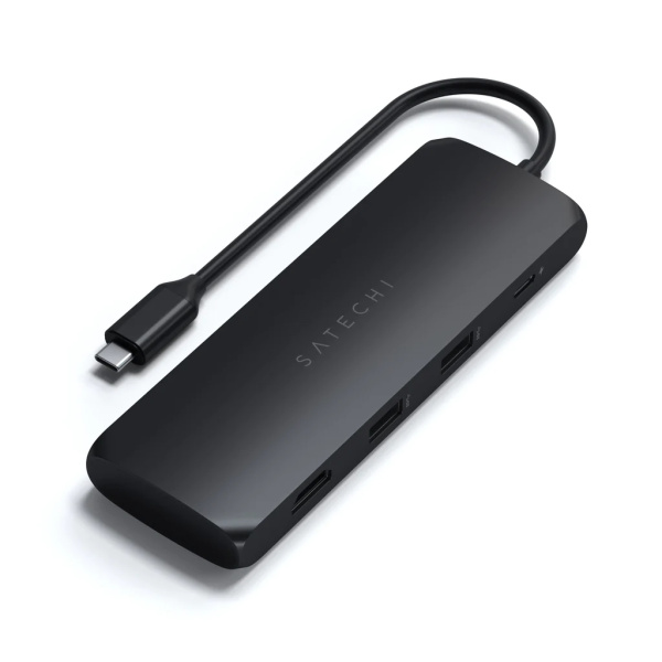 Адаптер Satechi USB-C Hybrid Multiport Adapter (with SSD Enclosure) Black