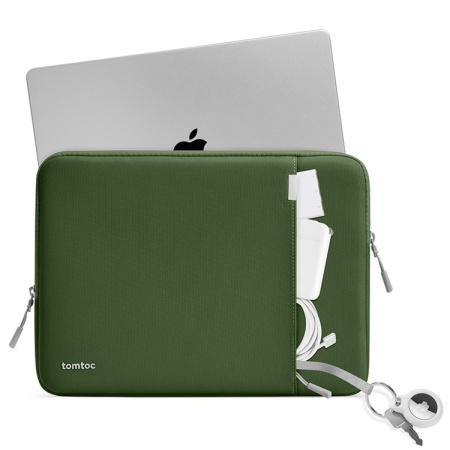 Чехол Tomtoc Defender A13 Laptop Sleeve для MacBook Air 15 Green