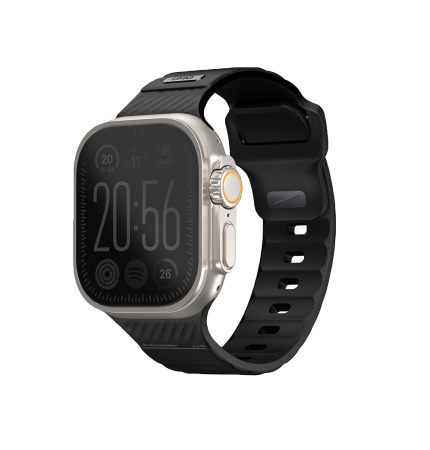 Ремешок Uniq для Apple Watch (42-49 mm) STRIDE FKM Rubber Black