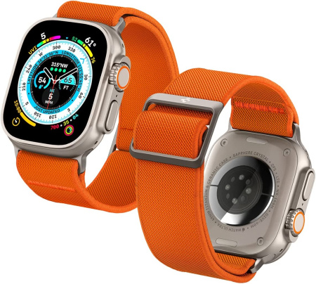 Ремешок Spigen Fit Lite Ultra для Apple Watch 42-49mm Orange