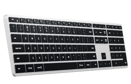 Клавиатура Satechi Slim X3 Bluetooth Backlit Keyboard с русской раскладкой Silver