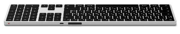 Клавиатура Satechi Slim X3 Bluetooth Backlit Keyboard с русской раскладкой Silver