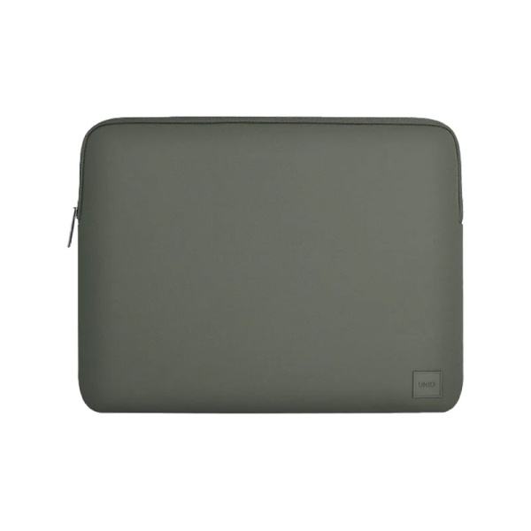 Защитный чехол Uniq Cyprus Neoprene для MacBook Pro 14 и Pro 13 Pewter Green