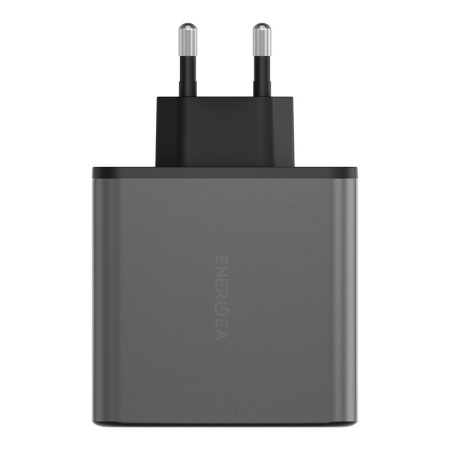 Сетевая зарядка Energea AmpCharge GaN100 3xUSB-C PD/PPS/QC3.0 100W Gunmetal