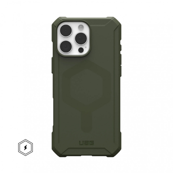 Защитный чехол UAG Essential Armor Magsafe iPhone 16 Pro Max Olive Drab