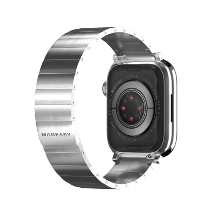 Ремешок SwitchEasy Maestro-M Mag Stainless Steel Watch Loop для Apple Watch 42/44/45/49mm Silver Ремешок SwitchEasy Maestro-M Mag Stainless Steel Watch Loop для Apple Watch 42/44/45/49mm Silver