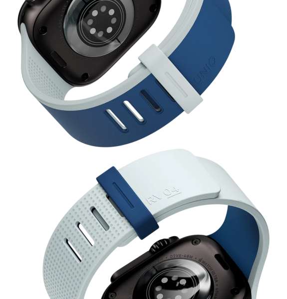 Ремешок Uniq для Apple Watch 44/45/46/49mm Revix IV Reversible Magnetic Marine Blue / Pale Aqua