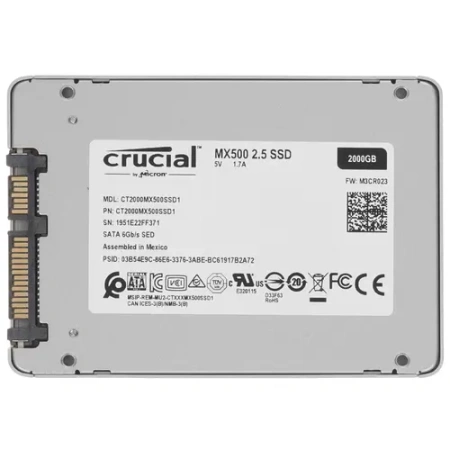 Твердотельный накопитель Crucial 2ТБ SATA CT2000MX500SSD1