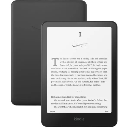 Электронная книга Amazon Kindle PaperWhite 2024 16Gb Black (без рекламы)