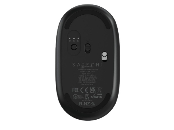 Мышка компьютерная Satechi OntheGo Bluetooth Mouse with USB-C Rechargeable Battery Черный