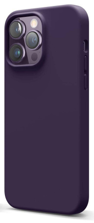 Чехол Elago для iPhone 14 Pro Max Premium Silicone Case Dark Purple