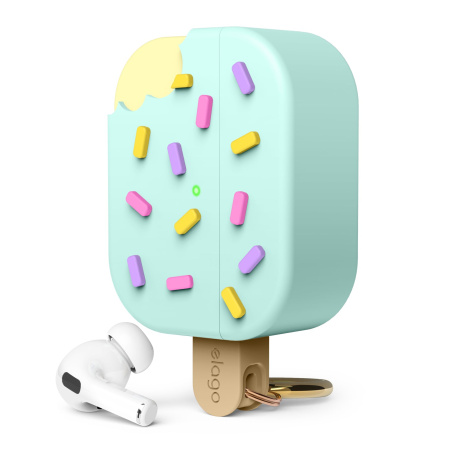 Чехол Elago Ice Cream Silicone Hang Case для AirPods Pro 2 Mint