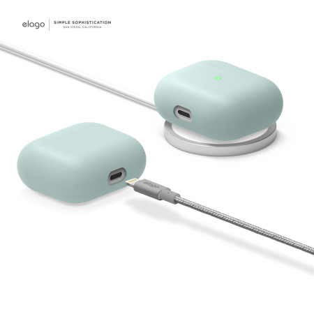 Чехол Elago для AirPods 3 (2021) Silicone Hang Case Mint