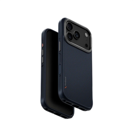 Защитный чехол UNIQ KEVA Kevlar (MagSafe) для iPhone 17 Pro Trance Blue