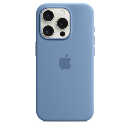 Чехол Apple iPhone 15 Pro Silicone Case with MagSafe Winter Blue