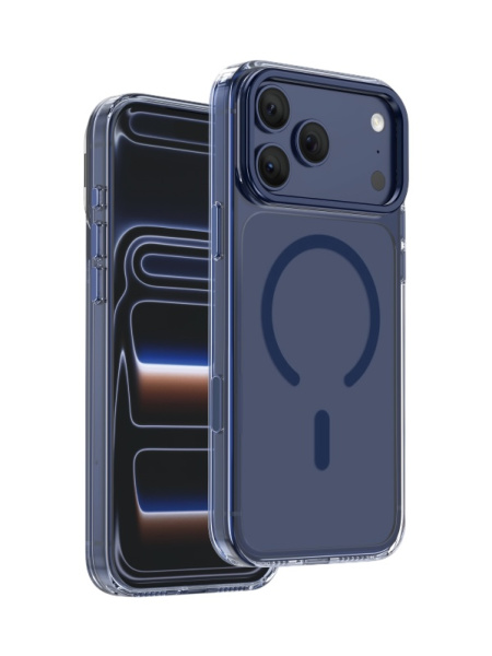 Защитный чехол для iPhone 18 Pro/17 Pro Keephone Magicam Magsafe Case with Cam Window Blue