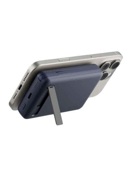 Внешний аккумулятор Energea MagPac PRO Plus (CCC) 10000mAh Magsafe QI2 15W USB-C 20W with cable and Stand Blue