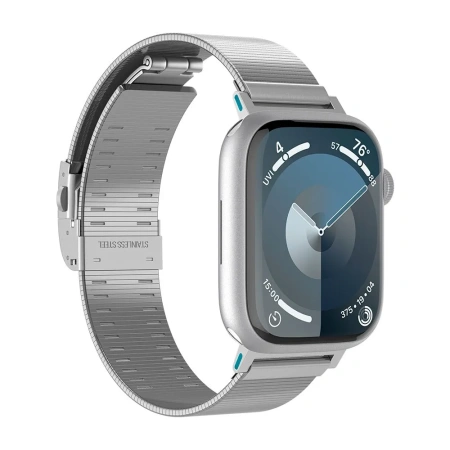 Ремешок Spigen Sleek Link для Watch 42/44/45/49 Silver