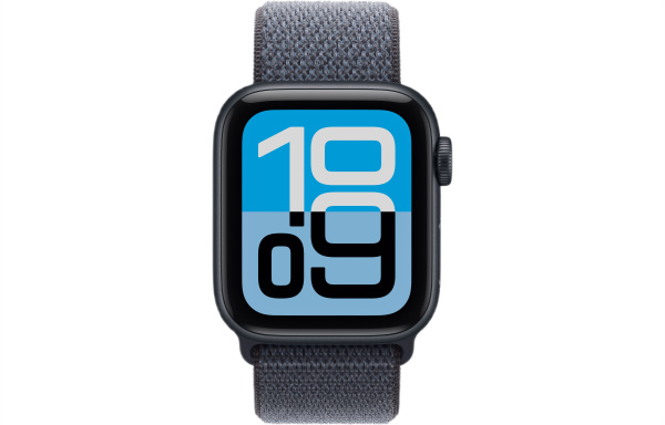 Часы Apple Watch SE 3 (2025) 44mm Midnight Aluminum Case with Anchor Blue Sport Loop (GPS)