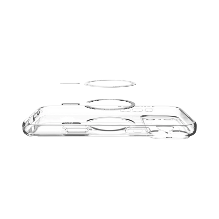 Защитный чехол Spigen Ultra Hybrid MagSafe для iPhone 18 Pro / 17 Pro Clear Dark Cherry