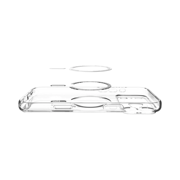 Защитный чехол Spigen Ultra Hybrid MagSafe для iPhone 18 Pro / 17 Pro Clear Dark Cherry