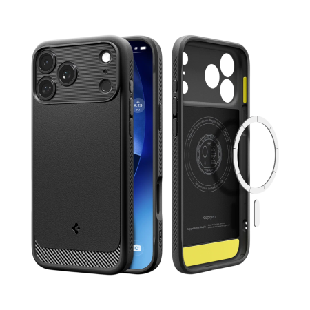 Защитный чехол Spigen Rugged Armor MagSafe для iPhone 18 Pro / 17 Pro Matte Black