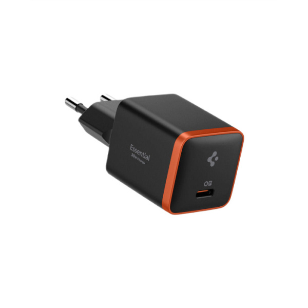 Cетевое зарядное устройство Spigen Arcstation Essential Charger 30W Black